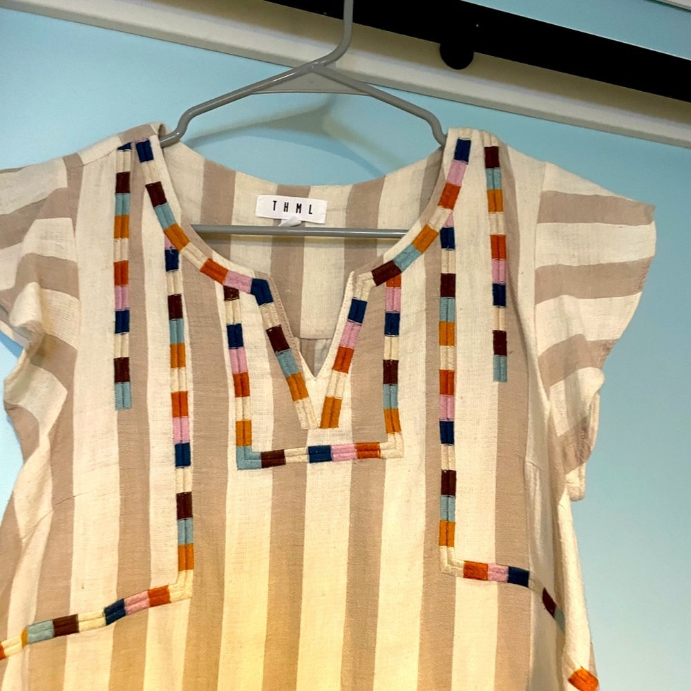THML Multicolor Striped Blouse